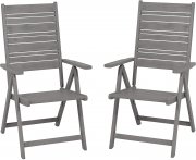 Greemotion Maui Klappsessel 2er Set aus Akazienholz