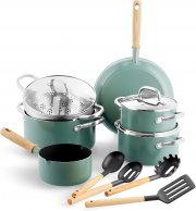 GreenPan Mayflower 13-teiliges Kochgeschirr Set mit keramischer Antihaftbeschichtung