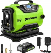 Greenworks 24V Akku Luftkompressor mit 2Ah Akku und Ladeger&auml;t