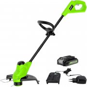 Greenworks 24V Akku-Rasentrimmer mit 2AH Akku und Ladeger&auml;t f&uuml;r 65&euro;