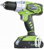 Greenworks Akkubohrschrauber-Set 24 V 24 V, 2,0 Ah inkl. Akku und Ladeger&auml;t im Koffer