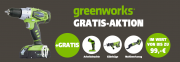Greenworks Akkuschrauber +gratis Zubeh&ouml;r