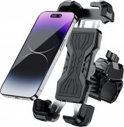 Grefay Handyhalterung f&uuml;r Fahrrad und Motorrad 360&deg; Drehbar
