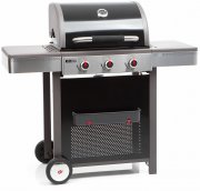 Grill Chef BBQ 3.0 Stainless Steel/Black 3-Brenner Gasgrill