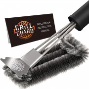 Grill Guard 34cm Edelstahl BBQ Grill Reinigungsb&uuml;rste & Schaber