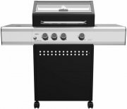 Grillf&uuml;rst S330G 3-Brenner Gasgrill mit Seitenkocher und Gusseisen Rosten