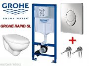 Grohe Vorwandelement Wand WC Komplettset mit Bet&auml;tigung Skate Air 