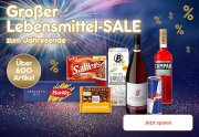 Gro&szlig;er Lebensmittel Sale mit &uuml;ber 600 reduzierten Artikeln + 10 Euro Extra-Rabatt bei Netto