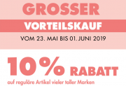 Gro&szlig;er Vorteilskauf mit 10% Rabatt auf nicht reduzierte Artikel im Karstadt Shop