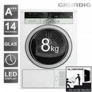 Grundig GTA38263G W&auml;rmepumpentrockner A+++ 8kg