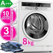 Grundig GWN48440W Frontlader Waschmaschine WasserProtect+ 8 kg A+++