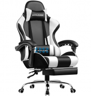 GTPLAYER Gaming Stuhl mit Massage-Lendenkissen