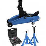G&uuml;de 18050 Reifenwechsel-Set inkl. Wagenheber, Schlagschrauber und Unterstellb&ouml;cke f&uuml;r 79,99&euro;  