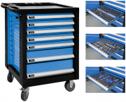 G&uuml;de GWP 07 Werkstattwagen Premium Deluxe inkl. 226-teiliger Werkzeugsatz