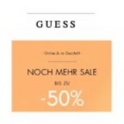 Guess Sale: Bis zu 50% Rabatt & kostenloser Versand