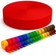 Gurtband in Rot (30mm x 5m) f&uuml;r Bastelprojekte stark reduziert