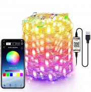 GXZOCK Licht 5M LED Lichterkette mit Bluetooth