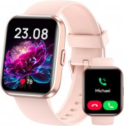 Gydom Smartwatch und Fitnessuhr mit Telefonfunktion, 100 Sportmodi und Alexa f&uuml;r Android und iOS