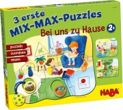 HABA 301649 3 Mix-Max Puzzles-Zu Hause