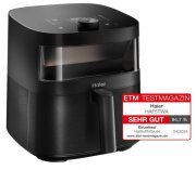 Haier HAF5TWA Hei&szlig;luftfritteuse / Airfryer mit 9 Programmen & 7 Liter Fassungsverm&ouml;gen (1700W)