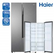 Haier HRF-522DG7 SidebySide K&uuml;hl-Gefrierkombination A++ mit T&uuml;r Display