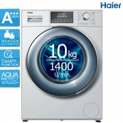 Haier HW100-B14876S Waschmaschine A+++ -50% 10kg mit Dampffunktion