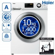 Haier HW100-BP14636N Waschmaschine 10 kg 1400 U/min