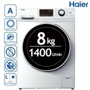 Haier HW80-B14636N Frontlader Waschmaschine 8 kg