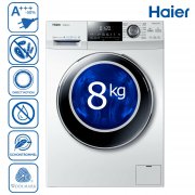Haier HW80-BD14756 AquaProtect Frontlader Waschmaschine A+++ 8kg