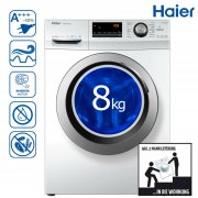 Haier HW80-BP14636 Frontlader Waschmaschine 8kg A+++