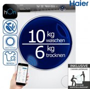 Haier HWD100-BD14979U1 Wachtrockner | 10 kg Waschen | 6 kg Trocknen | 1400 U/min. | hOn App