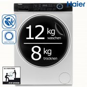 HAIER HWD120 B14979 Waschtrockner 12kg Waschen und 8kg Trocken