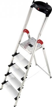Hailo Aluminium Sicherheitsleiter Profistep XXL 5 Stufen