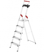 Hailo L85 EasyClix 5 Stufen Alu-Sicherheits-Haushaltsleiter