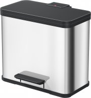 Hailo &Ouml;ko Duo Plus L 17+9 Liter Edelstahl Tret-M&uuml;lltrenner