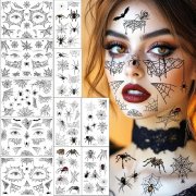 Halloween Gesichtstattoos: 11 B&ouml;gen f&uuml;r nur 2,99&euro;