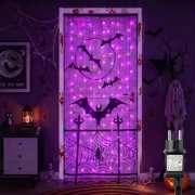 Halloween Netzlichterkette mit Flederm&auml;usen f&uuml;r nur 7,99&euro;