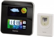 Hama Funk Wetterstation mit Farbdisplay inkl. Au&szlig;ensensor