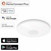 Hama WiFi LED Deckenleuchte 40W 217W WLAN Rund mit App- und Sprachsteuerung