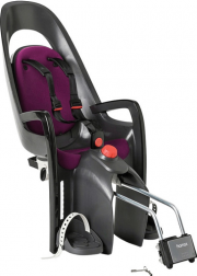 Hamax Fahrradsitz Caress mit abschlie&szlig;barer Halterung Grau/Lila