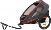Hamax Kinderfahrradanh&auml;nger Outback ONE Grau/Rot