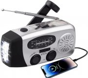 Hancaner Solar und Kurbel Notfallradio und LED Taschenlampe