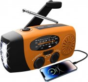 Hancaner Solar und Kurbel Notfallradio und LED Taschenlampe