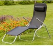 HANSE GARTENLAND Wellnessliege &raquo;XXL&laquo;, aus Stahl/Textil, Inkl. Kopfkissen f&uuml;r 55,94&euro; statt 62,99&euro;