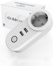 &lrm;HaoDeng Smart Wifi Steckdose mit USB mit App, Alexa, und Google Home Steuerung