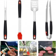 Haolide4-teiliges Edelstahl-Grillzubeh&ouml;rset