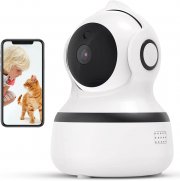 HAOTING FHD WLAN IP &Uuml;berwachungskamera mit Bewegungserkennung, Nachtsicht und 2-Wege-Audio