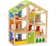 Hape Vier-Jahreszeiten-Haus, m&ouml;bliert 35tlg. f&uuml;r 84,99&euro; statt 98,99&euro;