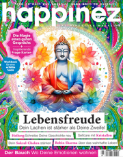 happinez Schnupperabo (2 Ausgaben) + 15 Euro Amazon Gutschein