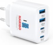 Haribo 4 Ports USB 40W Schnellladeger&auml;t